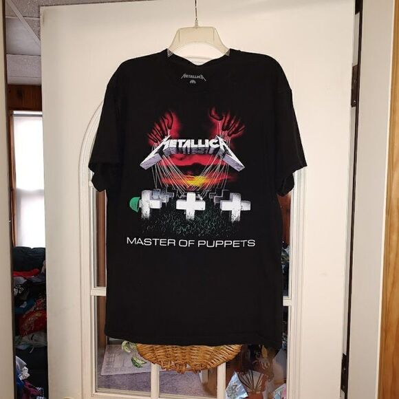 Metallica Master Of Puppets Black Shirt Size L - Picture 1 of 3